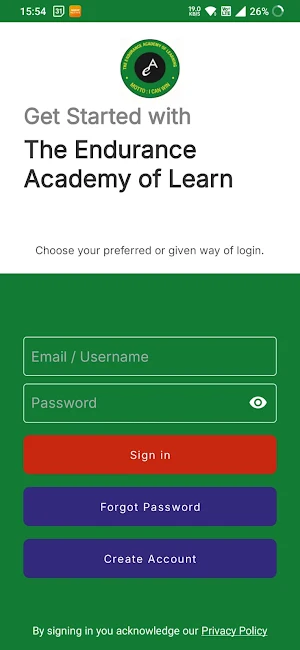Endurance Academy of Learning Screenshot 0