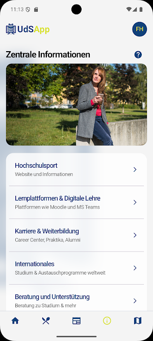 UdS-App Screenshot 2