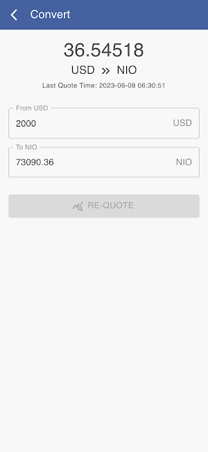 USD to NIO Screenshot 2