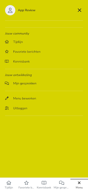 Peer Groep Screenshot 2