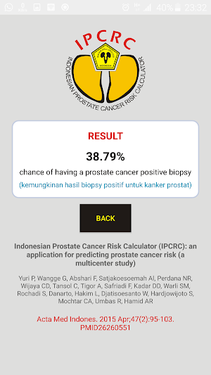 IPCRC (Prostate Ca Calculator) Screenshot 3
