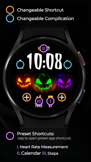 TVV Halloween 5 Watch Face Screenshot 3