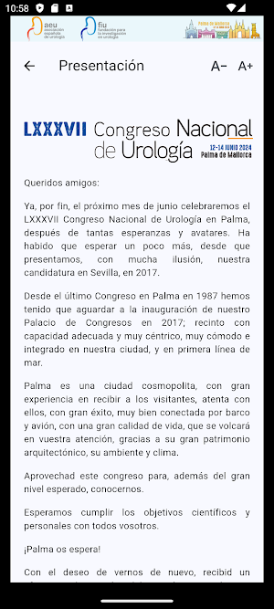 Congreso AEU 2024 Screenshot 1