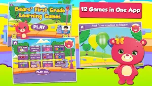 Baby Bear First Grade Games Screenshot 0
