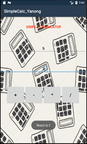 SimpleCalculator_Yanong Screenshot 3