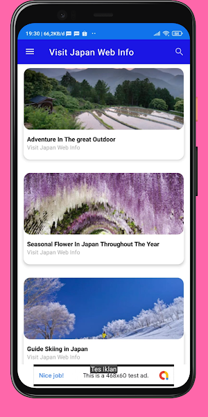 VISIT JAPAN WEB INFO Screenshot 1