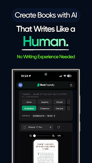 BookFoundry: AI Book Writer Screenshot 0