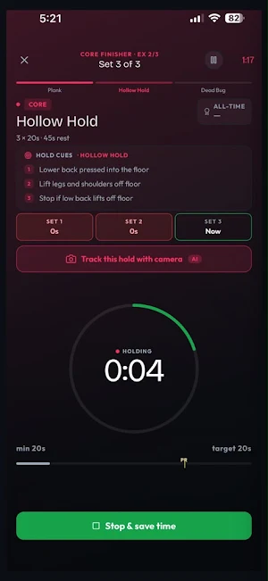 Kalox - Calisthenics Tracker Screenshot 2