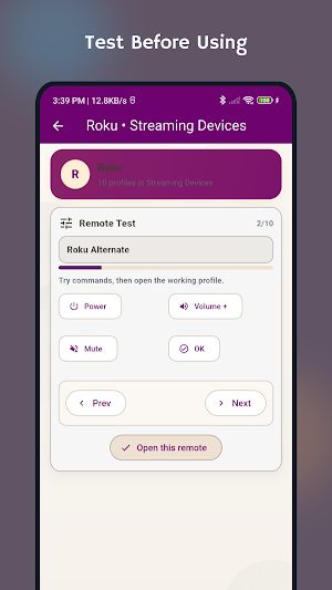 Streaming Device Remote Screenshot 2