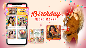 Birthday Song Video Maker Screenshot 0