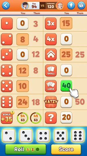 Yatzy Craze: Classic Dice Game Screenshot 3