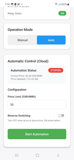 Solar Control Screenshot 3