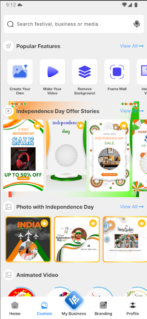 Postwale - Poster & Banner Screenshot 1