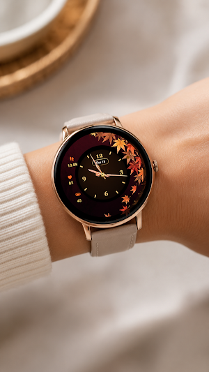 Momiji Analog Watch Face Screenshot 0