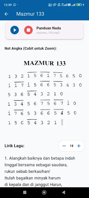 Mazmur & 40 Nyanyian Rohani Screenshot 2
