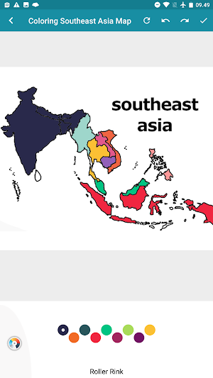 southeast Asia Coloring Map Screenshot 2