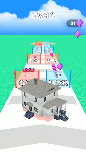 Perfect House Run 3D Screenshot 1
