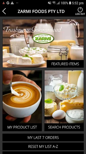 Zarmi Foods Screenshot 2