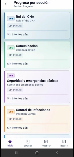 CNA Study Prep Español Screenshot 2