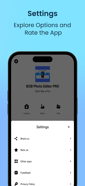 BOB Photo Editor Pro Screenshot 3