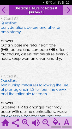 Obstetrical nursing Exam Prep: Screenshot 2
