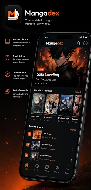 Mangadex App Screenshot 1