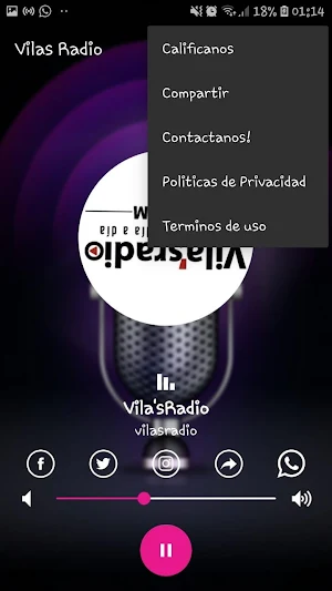 Vilas Radio Screenshot 1