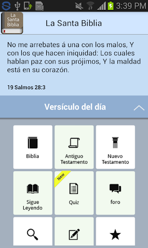 The Spanish Bible - Offline Screenshot 1