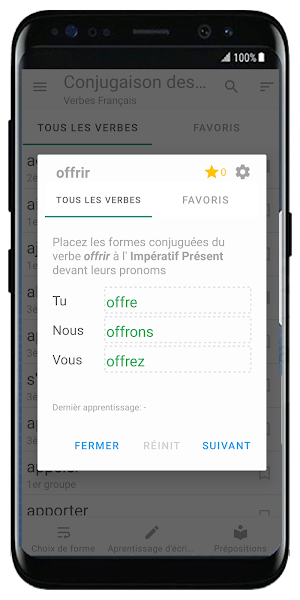 Conjugation of French Verbs - Learn French Verbs Screenshot 3