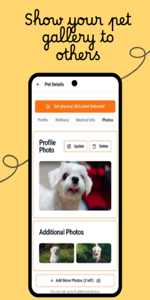Petly - Pet Info in a QR Scan Screenshot 3