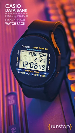 CASIO Data Bank Watch Face Screenshot 0