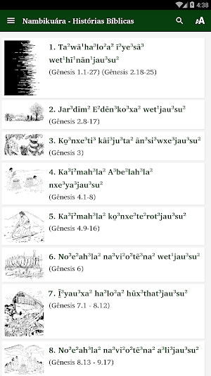 Nambikuara Old Testament stories Screenshot 0