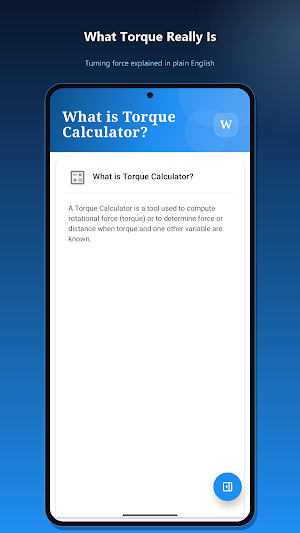 Torque Calculator Screenshot 1