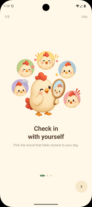 Chicken Mood Journal Screenshot 2