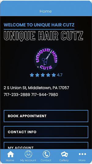 Unique Hair Cutz Screenshot 0