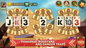 Solitaire - Pyramid Kingdom - Tripeaks Screenshot 1