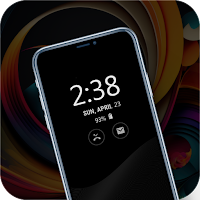 Time Clock on Screen-Always On