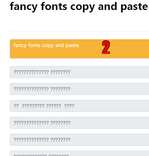fancy fonts copy and paste Screenshot 1