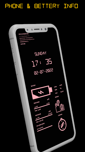 LED Clock Live Wallpaper Screenshot 1