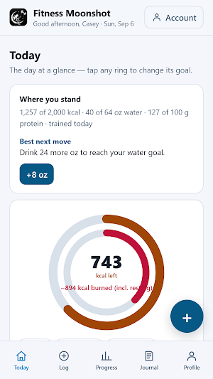 Fitness Moonshot Screenshot 2