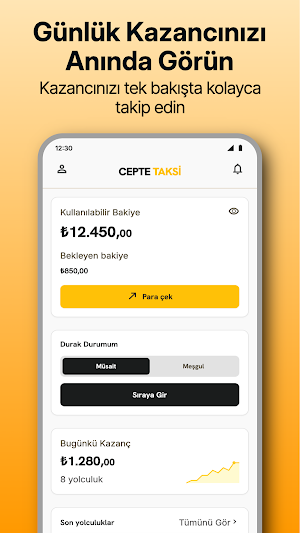 Cepte Taksi Sürücü Screenshot 0