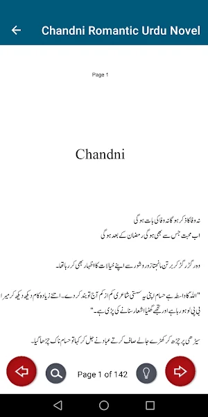 Chandni Urdu Romantic Novel Screenshot 2