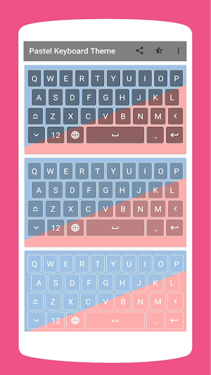 Pastel Keyboard Theme Screenshot 0