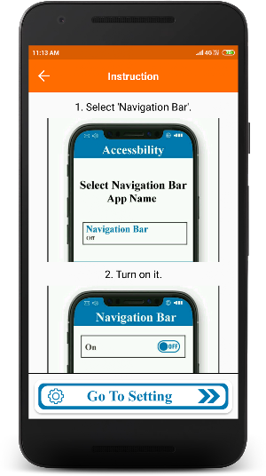 Navigation Button - Navigation Bar-Assistive Touch Screenshot 0
