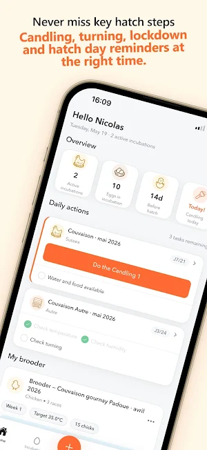 EggTrackr Hatching & Poultry Screenshot 1