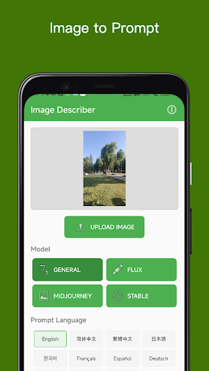 AI Image Describer: GPT 2 Screenshot 2