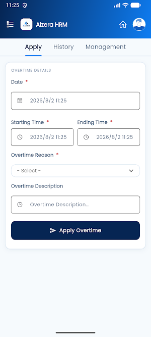 Aizera HRM Screenshot 1