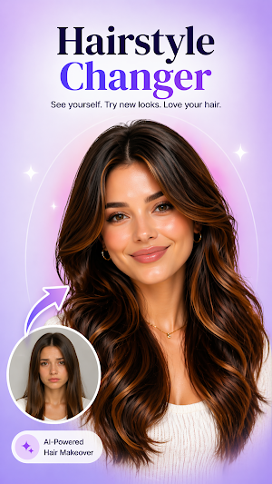 AI Hairstyle Try On: HairTry Screenshot 0