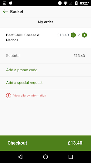 Landmark Food Ordering Screenshot 3