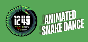 Animated Snake Life Watch Face Screenshot 0
